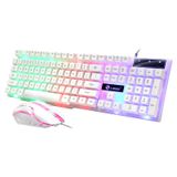 Wired Gaming Keyboard Mouse Combo Splashproof M