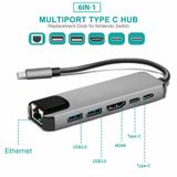 Hub Usb Hub C Para Adaptador Compatível Com Multi Usb 3.0 Hdmi Para Acessórios Macbook Pro Usb C Tipo C 3.1 Splitter 3 Porta Usb C Hub| Adap