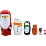 Bonecas Russas De Nidificação, Matryoshka Dolls Handmade Anim De Madeira