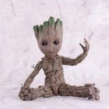 Árvore Groot Figura Ornamentos De Boneca De Plástico