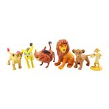 12pcs Rei Leão Simba Timon Pumbaa Figura Brinquedo