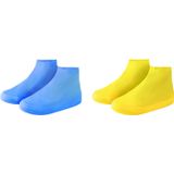 2 Pares Kids Capas De Sapato Impermeável, Protetores De Sapato De Borracha De Silicone Para Sapatos De Chuva Para Meninas Meninos (grande, A