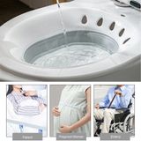 Banho De Assento Para Vaso Sanitário Assento Dobrável Banheira De Assento Dobrável Para Assento Livre Banheira De Assento Dobrável Para Uso