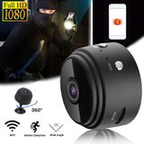 Mini Câmera De Segurança 1080p Com Visão Noturna E Detecção De Movimento - Conexão Wifi