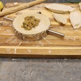 Melhores Utensílios De Aço Inoxidável Ravioli Molde Empanada Press Pi