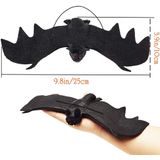 12 Peças Penduradas Morcegos De Halloween Morcego Realista Olhando Assustador