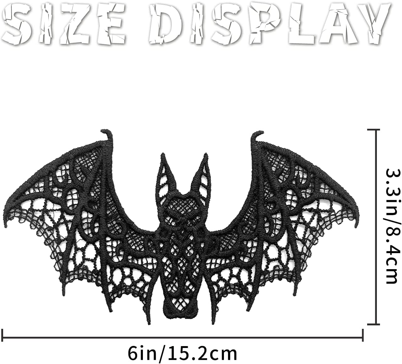 12 Pcs Halloween 3d Morcegos Decoração, Articulado Renda Morcego Sca