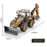 Yyh-1:50 Diecast 4 Wheel Alloy Excavator Modelo