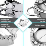 6 Pcs Bolinho De Massa Fabricante E Cutter Conjunto De Bolinho De Aço Inoxidável