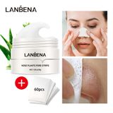 Membrana Nasal Da Cabeça Preta De Lanbena Com 60 Folhas De Papel