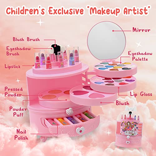 Em promoção! Crianças Kit De Maquiagem Para A Menina Lavável