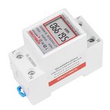 Ac 230v 5 (80) A Wattmeter Medidor De Energia Ac