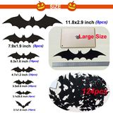 Diy Halloween Decoração Pvc 3d Decorativo Parede Janela Decal