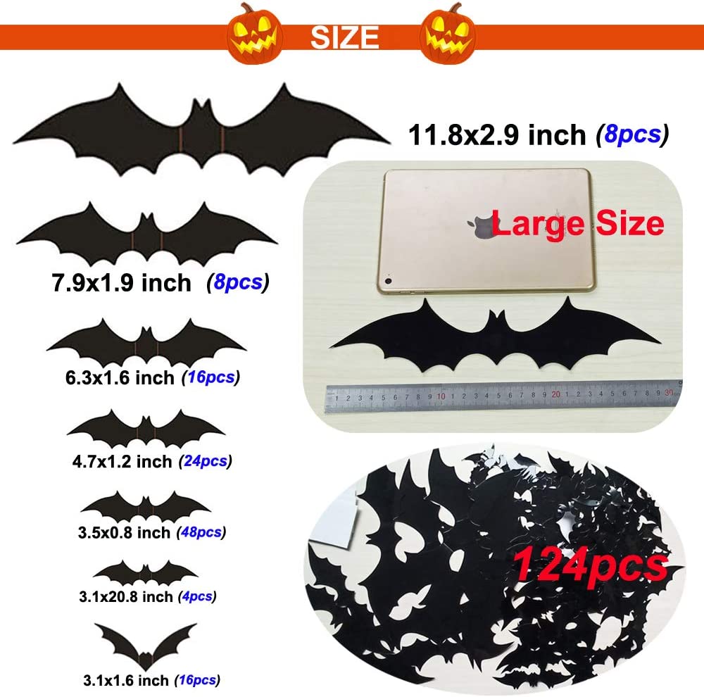 Diy Halloween Decoração Pvc 3d Decorativo Parede Janela Decal