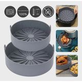 Fritadeira A Ar Reutiliz ̈¢vel E Tapete De Silicone Para Micro-ondas 16*7 Cm