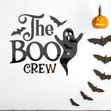 Halloween Ghost Bat Decoração De Parede 3d Adesivos De Parede Removíveis Ha