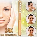 Gold Face Massagem Roller Anti-envelhecimento Rugas Olhos Facia