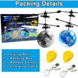 2 Pack Flying Ball Kids Toys, Rc Flying Toys Estoque De Natal