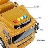 Grande Engenharia Carro Escavadeira Guindaste Misturador Caminhão Modelo Mus