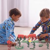 330 Peças Conjunto De Figuras De Ação Do Exército, Conjunto De Jogo Militar Com S