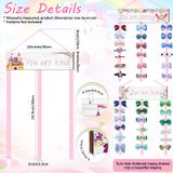 3 Conjuntos Menina Cabelo Bow Holder Decors Madeira Pendurado Decorações Hai