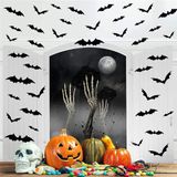 60pcs Halloween Morcegos Decorações Halloween Decor Diy Hallowe