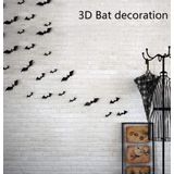 3d Morcegos Adesivos, 120pcs Halloween Parede Decalques Para Ou Interior