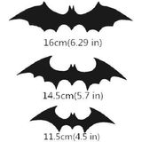 Diy Halloween Party 15pcs/pack Preto Pvc 3d Morcegos Decorativos