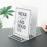 Prateleiras De Ferro Simples Nórdicas, Bookends De Office Desk,