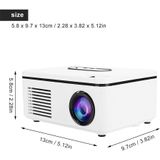 Home Projetor S361 Mini Home Proyector Led Pportátil 1080p