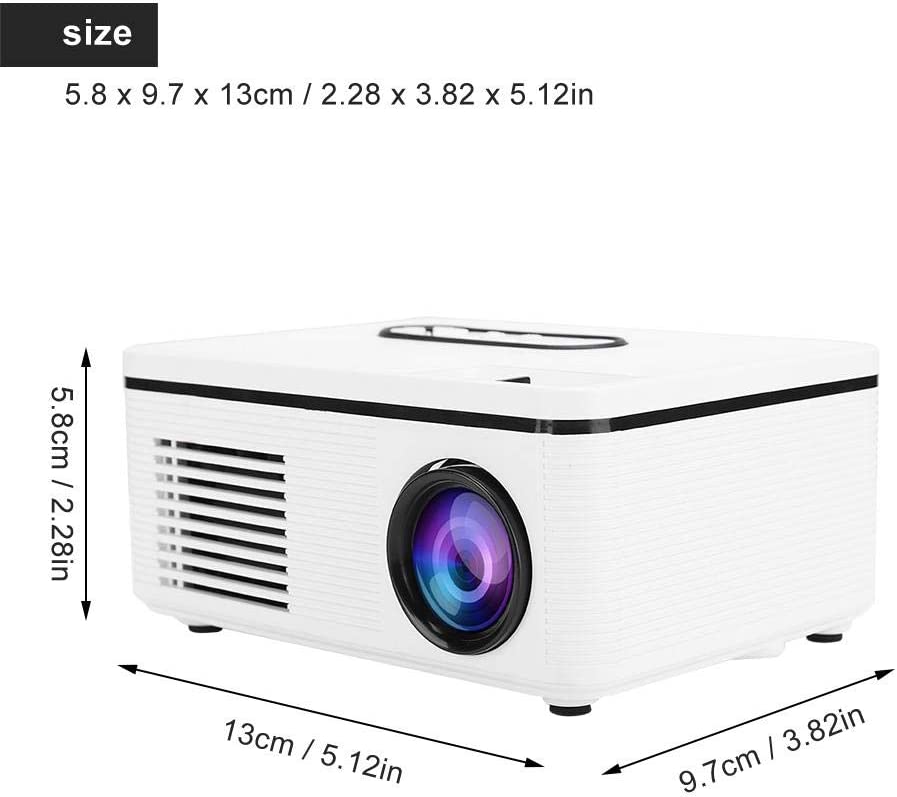 Home Projetor S361 Mini Home Proyector Led Pportátil 1080p