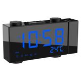 Despertador De Projeção De Rádio Fm, Casa Usb Criativa