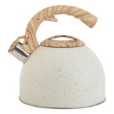 3l Spray Cor Polvilhado Chaleira De Som Polvilhado, Whistle Kettle Wood