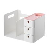 Caixa De Armazenamento De Arquivos Do Livro De Desktop, Rack De Gaveta De Estudante, Escritório