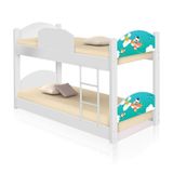 Beliche Mini Cama Patrulha Animal com 2 Colchões