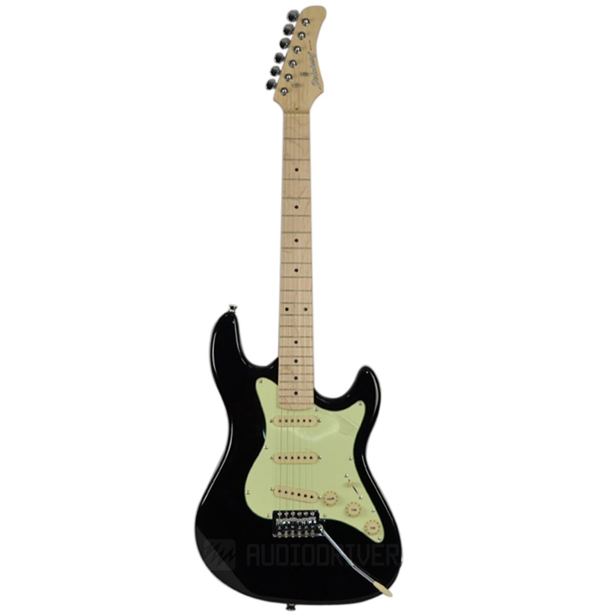 Guitarra Stratocaster Strinberg STS100 BK Strato Preta