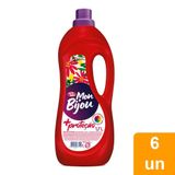 Amaciante Mon Bijou Vermelho + Proteção 1,7 Litros - Embalagem Com 6 Unidades