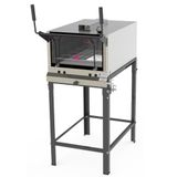 Forno Refratário Industrial C/ Infravermelho A Gásprpi-800 G2 Kg - 100 L Aço Inox Escovado  Com Cavalete  - Progás Gás Glp - Botijão Progás