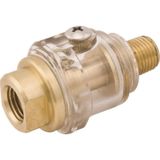 Mini Lubrificador 1/4 POL 90 PSI para Ferramentas Pneumáticas VONDER