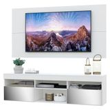 Rack Suspenso Com Espelho, Painel Tv 65'' E 2 Portas