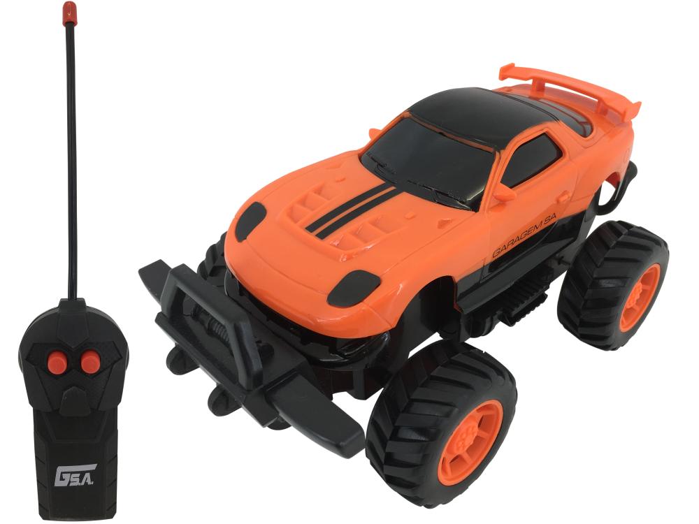 VEICULO DEMOLITION - RC3 FUNC - PILHAS - Laranja