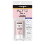 Protetor Solar Mineral Para Bebês Neutrogena Pure &amp; Free Spf 50 C/ Óxido De Zinco, Resistente À Água, Hipoalergênico - 0,1332ml