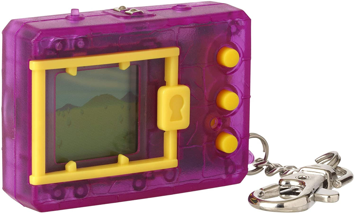 Digimon Bandai Original Digivice Virtual Pet Monster - Roxo Translúcido