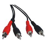 Cabo Audio Video 2+2 Rca 1,50M Niquelado 5056