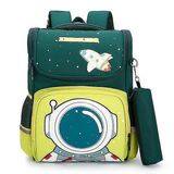 Mochilas Mochila Escolar Infantil Para Meninos Mochila De Desenho Animado Mochilas Ortopédicas Para Meninas Crianças Verde