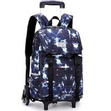 Mochilas Carrinho Da Escola Primária Mochila Escolar Mochila De Seis Rodas Para Subir Escadas Cor-6