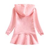 Meninas Congeladas Uma Peça Vestido Hoodie 90cm