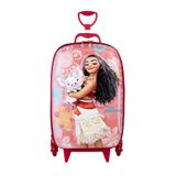 Mochila De Rodinhas 3d Maxtoy Princesa Moana Vermelho