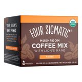 Pó De Café Instantâneo Orgânico Por Quatro | Sigmatic Arábica Instant Coffee Singles Com Mane De Leão, Chaga E Rhodiola | Mistura Inst