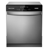 Lava-Louças Brastemp BLF08BS 8 Serviços Compacta Prata 220V